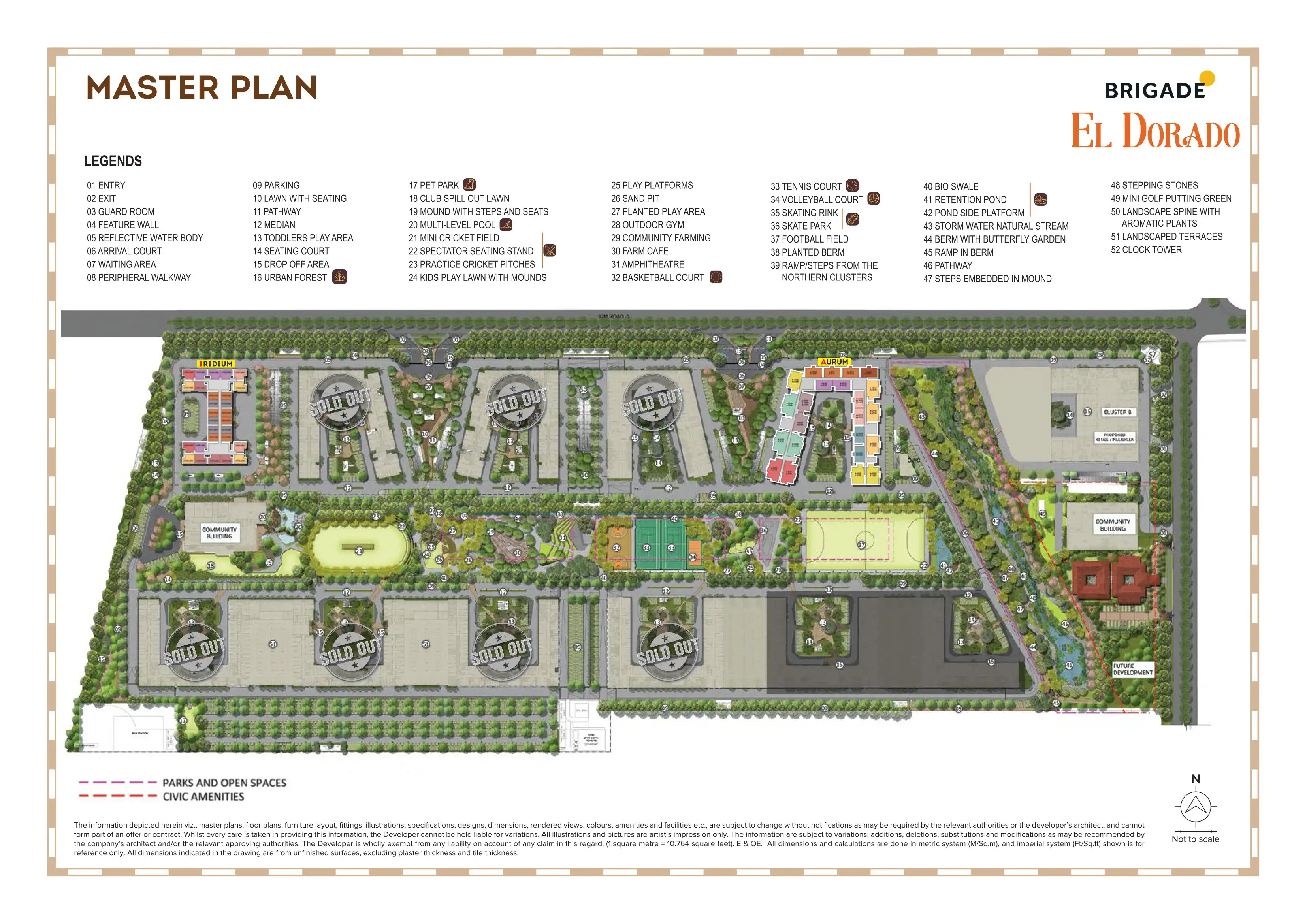 Brigade El Dorado - Aurum Master Plan